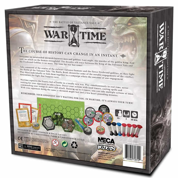 WZK72810 Wartime The Battle of Valyance Vale Board Game WizKids 2nd Image