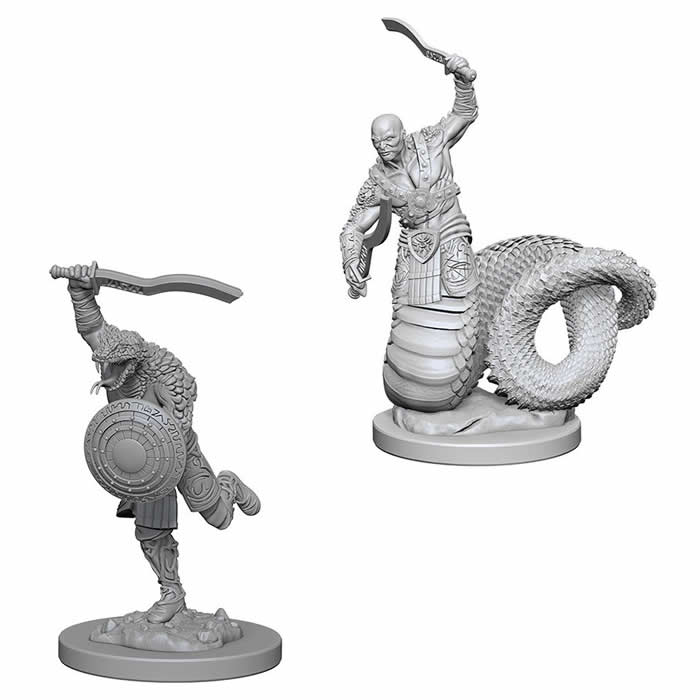 WZK73195 Yuan-Ti Malisons Nozurs Marvelous Miniatures D & D Unpainted Main Image