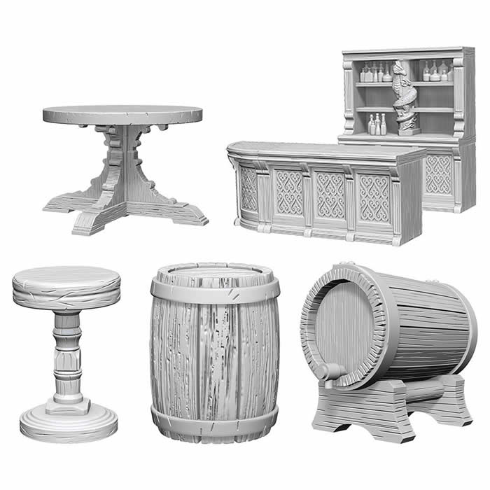 WZK73221 Rusty Dragon Bar Pathfinder Battles Miniatures Unpainted WizKids Main Image