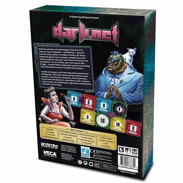 WZK73334 Dark Net Board Game WizKids 2nd Image