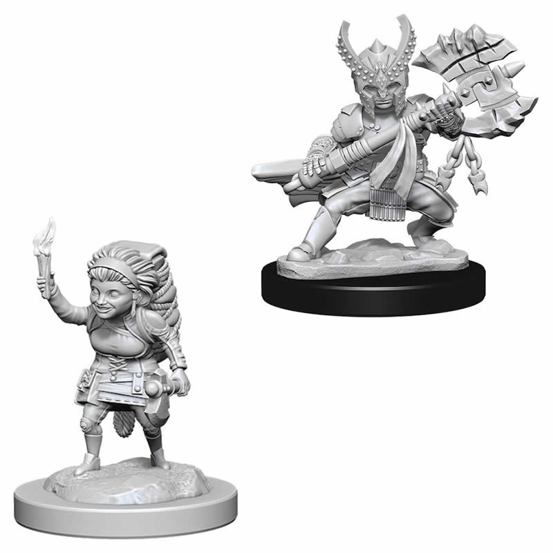 WZK73387 Female Halfling Fighter Nozurs Marvelous Miniatures D & D Main Image
