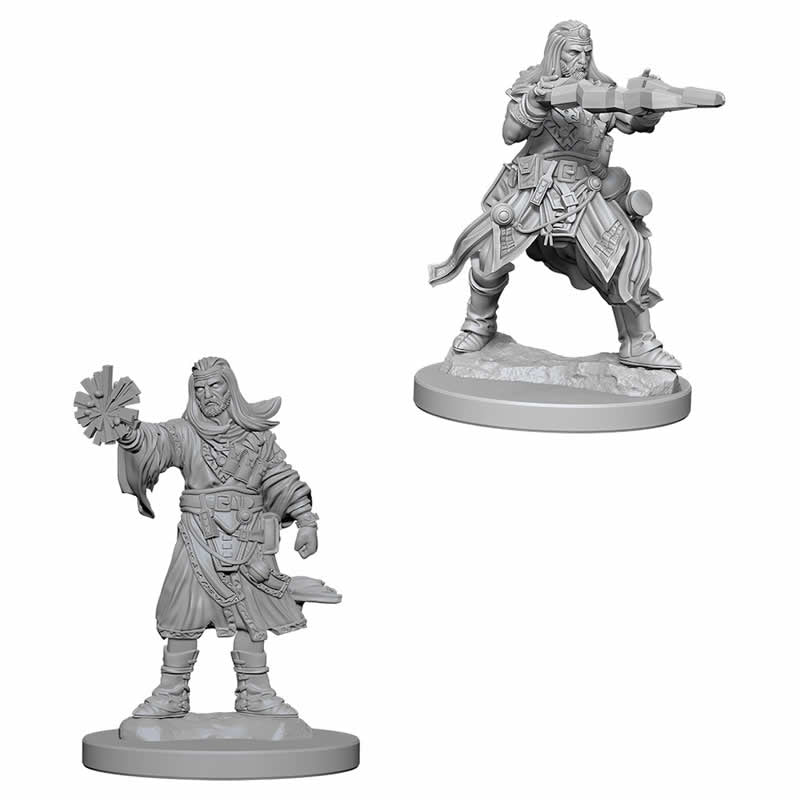 WZK73411 Male Human Wizard Pathfinder Battles Miniatures Unpainted Main Image