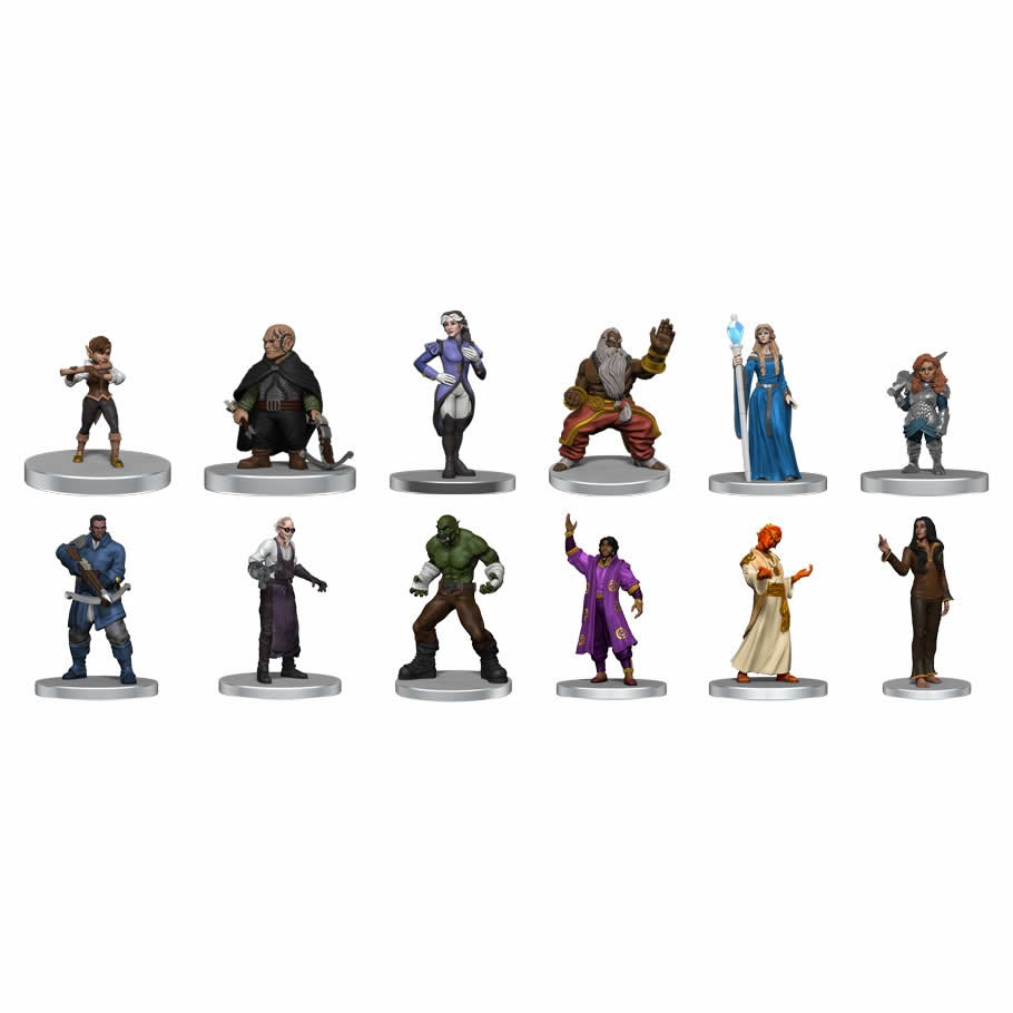 WZK74266 NPCs of Tal Dorei Set Miniatures Figure Critical Role Pre-painted Minis WizKids