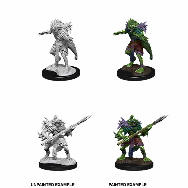 WZK90073 Sahuagin Monster Nozurs Marvelous Miniatures D&D Unpainted Miniatures 2nd Image