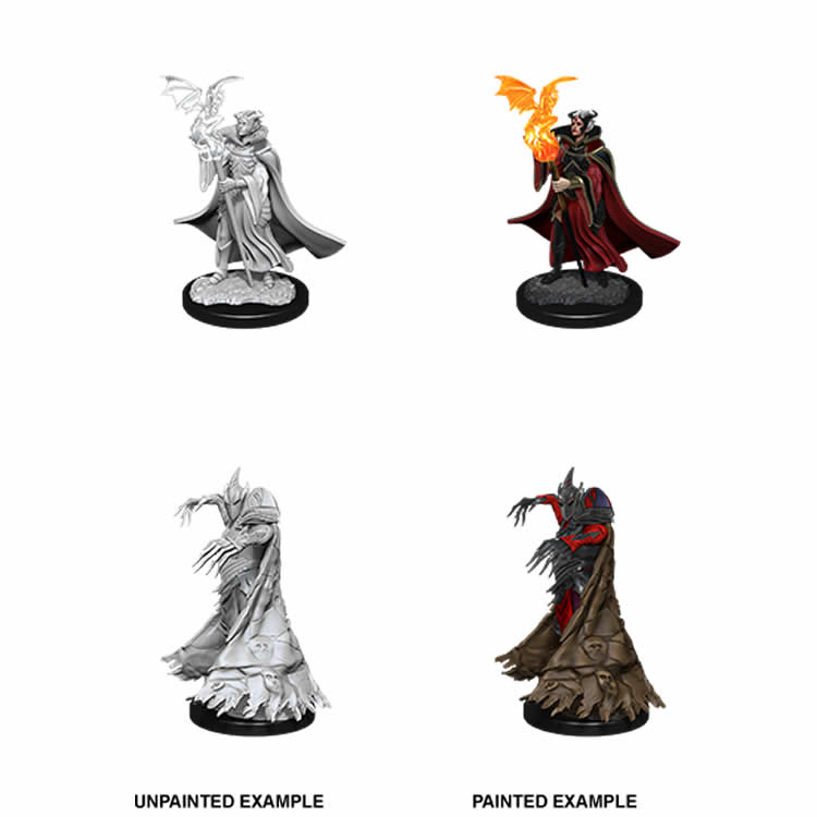 WZK90092 Cultist and Devil Monster Miniature Pathfinder Battles Deep Cuts Unpainted Miniatures WizKids 2nd Image