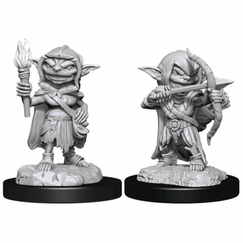 WZK90171 Goblin Rogue Female Male Miniature Pathfinder Battles Deep Cuts Unpainted Miniatures Main Image