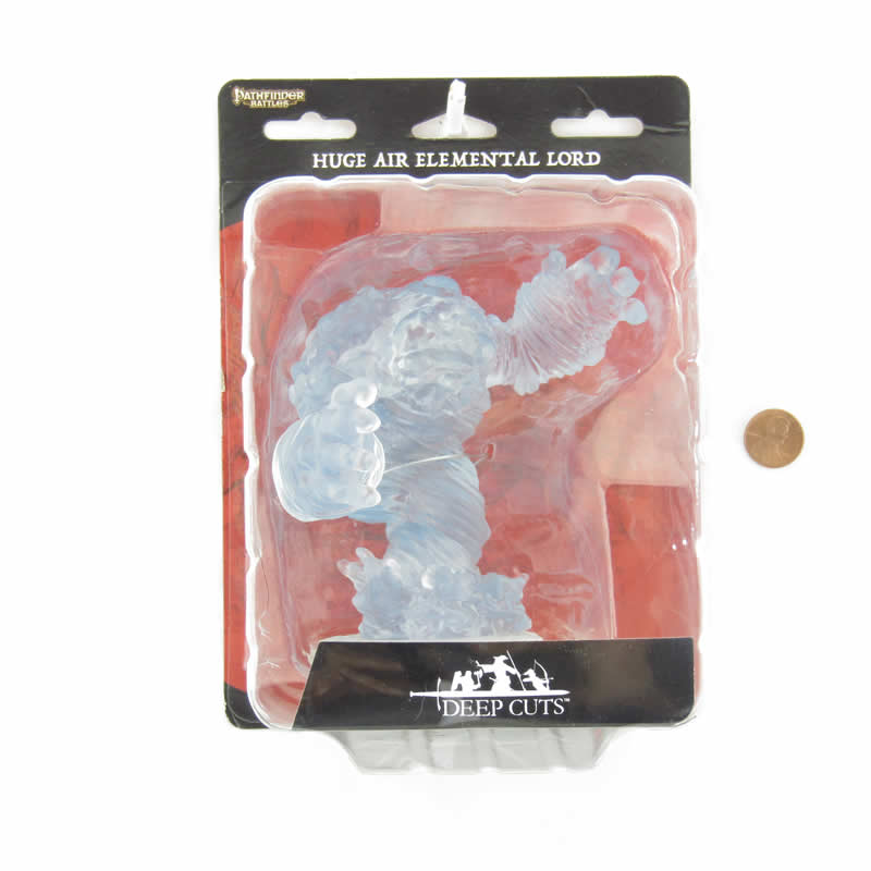 WZK90174 Huge Air Elemental Lord Miniature Pathfinder Battles Deep Cuts Unpainted Miniatures 2nd Image