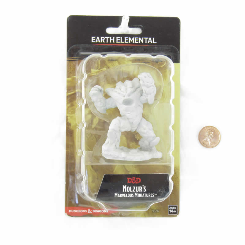 WZK90207 Earth Elemental Nozurs Marvelous Miniatures D&D Unpainted Miniatures 2nd Image