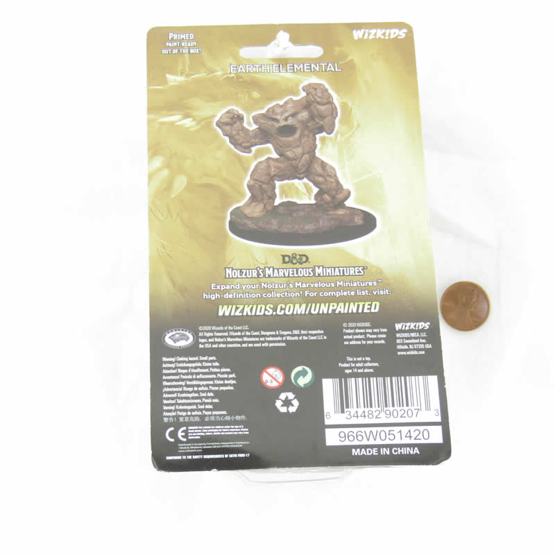 WZK90207 Earth Elemental Nozurs Marvelous Miniatures D&D Unpainted Miniatures 3rd Image