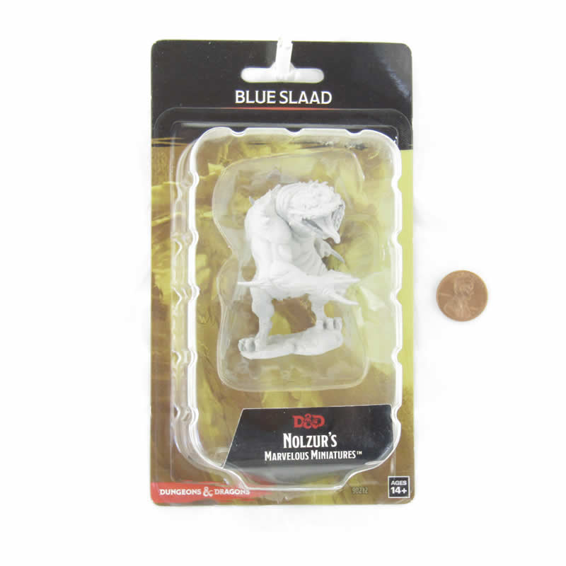 WZK90212 Blue Slaad Nozurs Marvelous Miniatures D&D Unpainted Miniatures 2nd Image