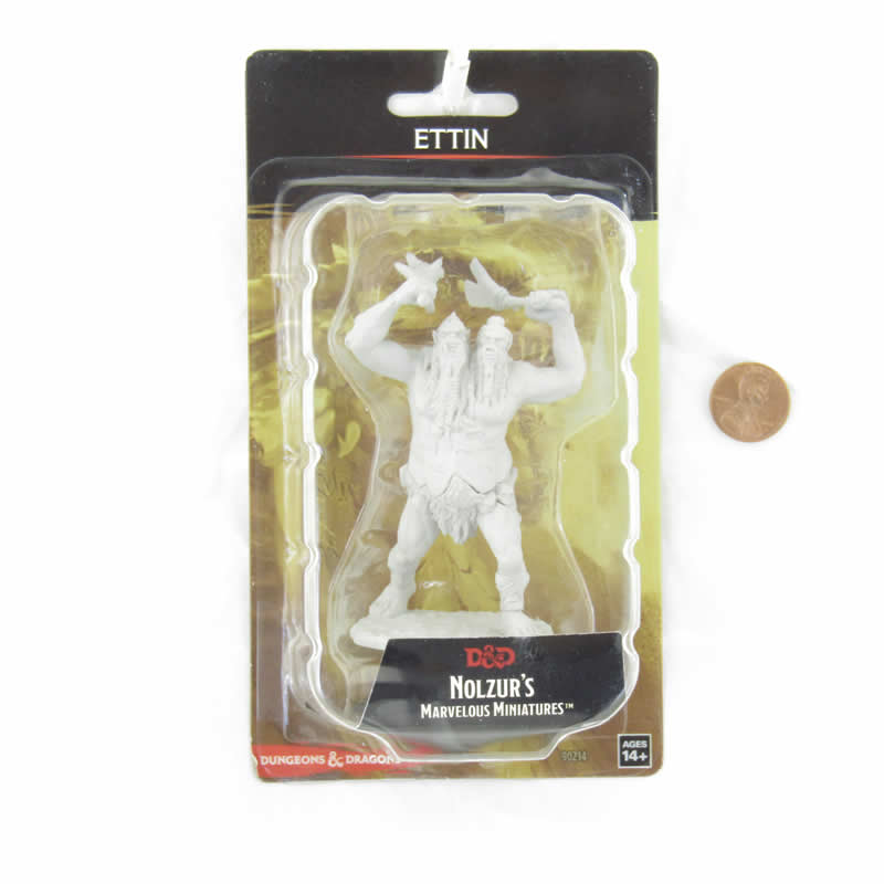 WZK90214 Ettin Nozurs Marvelous Miniatures D&D Unpainted Miniatures 2nd Image