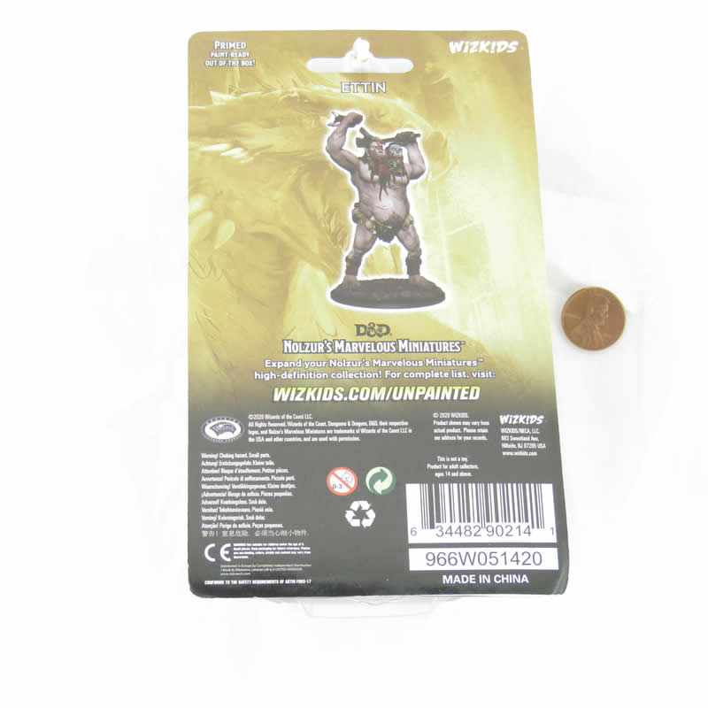 WZK90214 Ettin Nozurs Marvelous Miniatures D&D Unpainted Miniatures 3rd Image