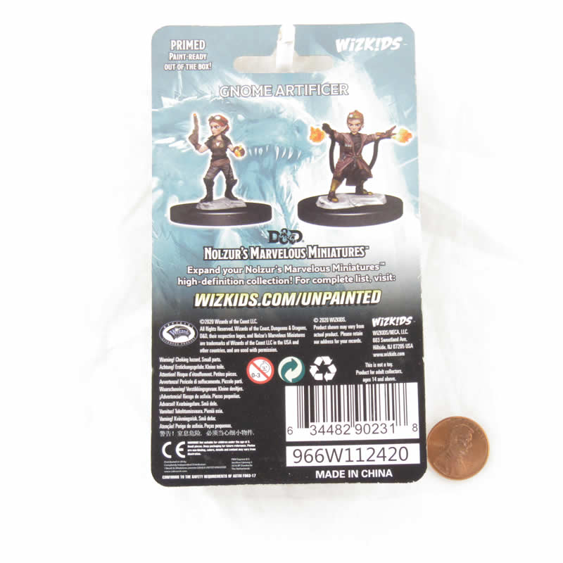 WZK90231 Gnome Artificer Female Nozurs Marvelous Miniatures D&D Unpainted Miniatures 3rd Image