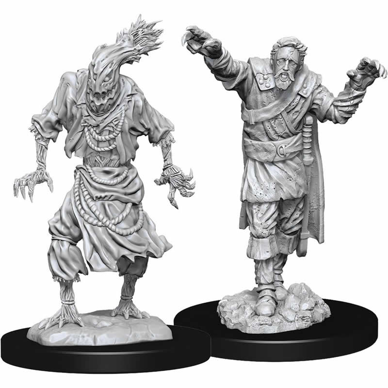 WZK90241 Scarecrow and Stone Cursed Nozurs Marvelous Miniatures D&D Unpainted Miniatures Main Image