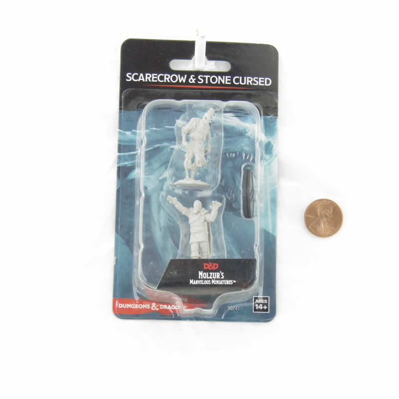 WZK90241 Scarecrow and Stone Cursed Nozurs Marvelous Miniatures D&D Unpainted Miniatures 2nd Image