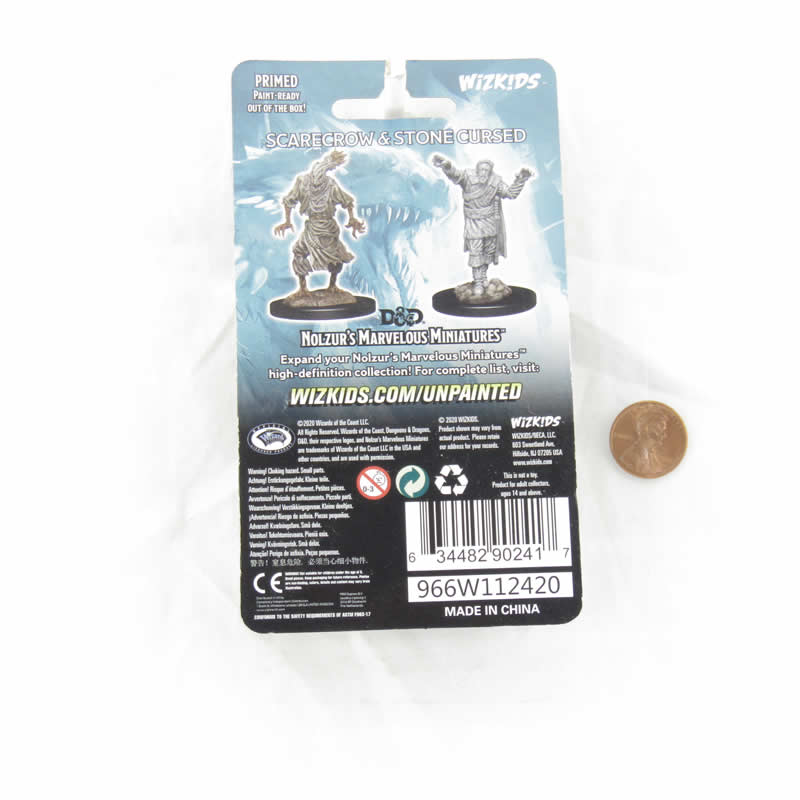 WZK90241 Scarecrow and Stone Cursed Nozurs Marvelous Miniatures D&D Unpainted Miniatures 3rd Image