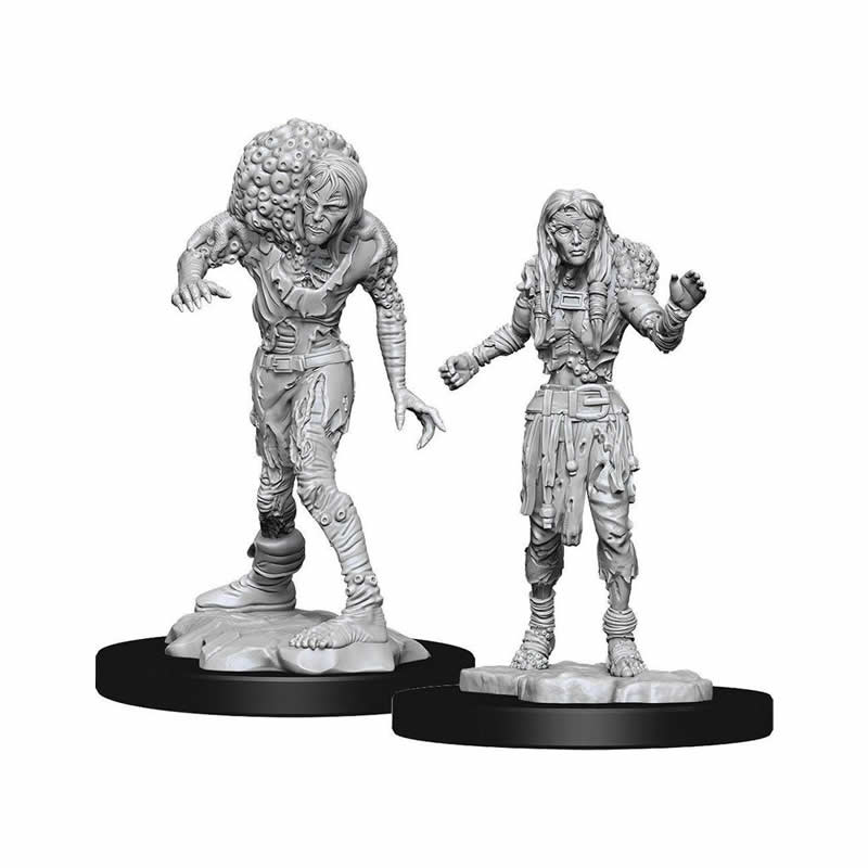 WZK90242 Assassin and Asetic Drowned Nozurs Marvelous Miniatures D&D Unpainted Miniatures Main Image