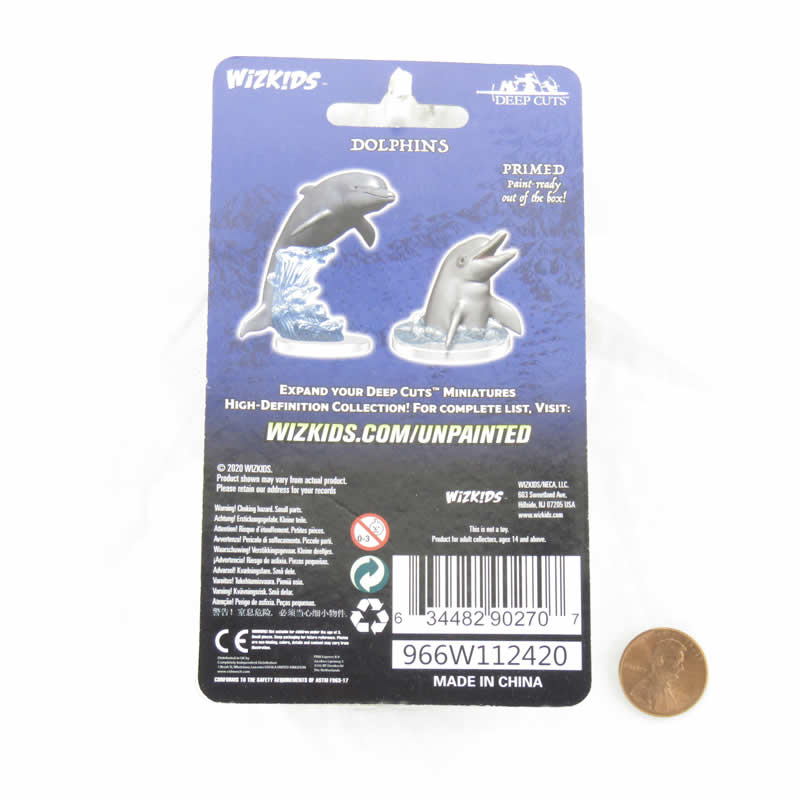WZK90270 Dolphins Miniature Figure Accessories Deep Cuts Unpainted Miniatures 3rd Image