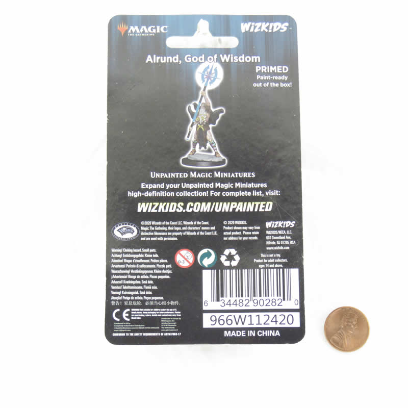 WZK90282 Alrund God of Wisdom Unpainted Magic Miniature Figures Deep Cuts 3rd Image