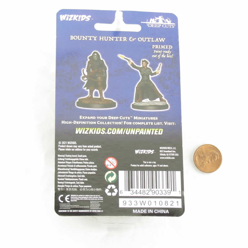 WZK90339 Bounty Hunter and Outlaw Miniature Figures Deep Cuts Unpainted Miniatures 3rd Image
