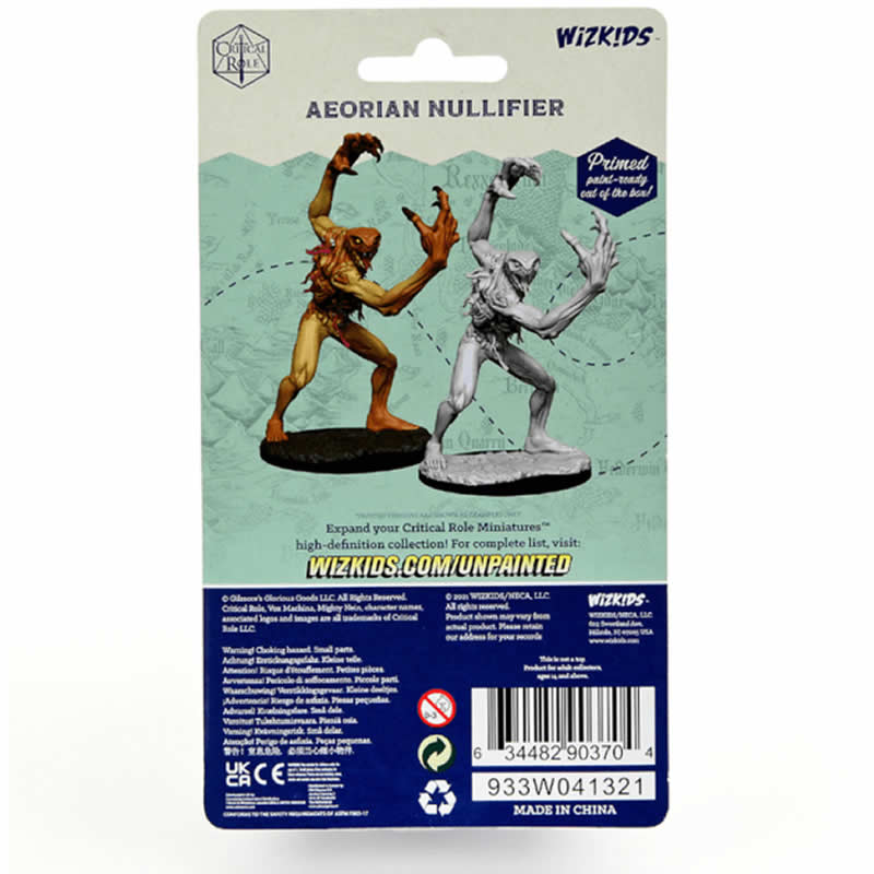 WZK90370 Aeorian Nulifier Unpainted Miniatures Critical Role Series Figures 3rd Image