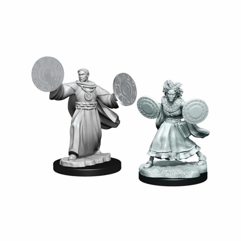 WZK90391 Human Graviturgy and Chronurgy Wizards Unpainted Miniatures Critical Role Series Figures 3rd Image