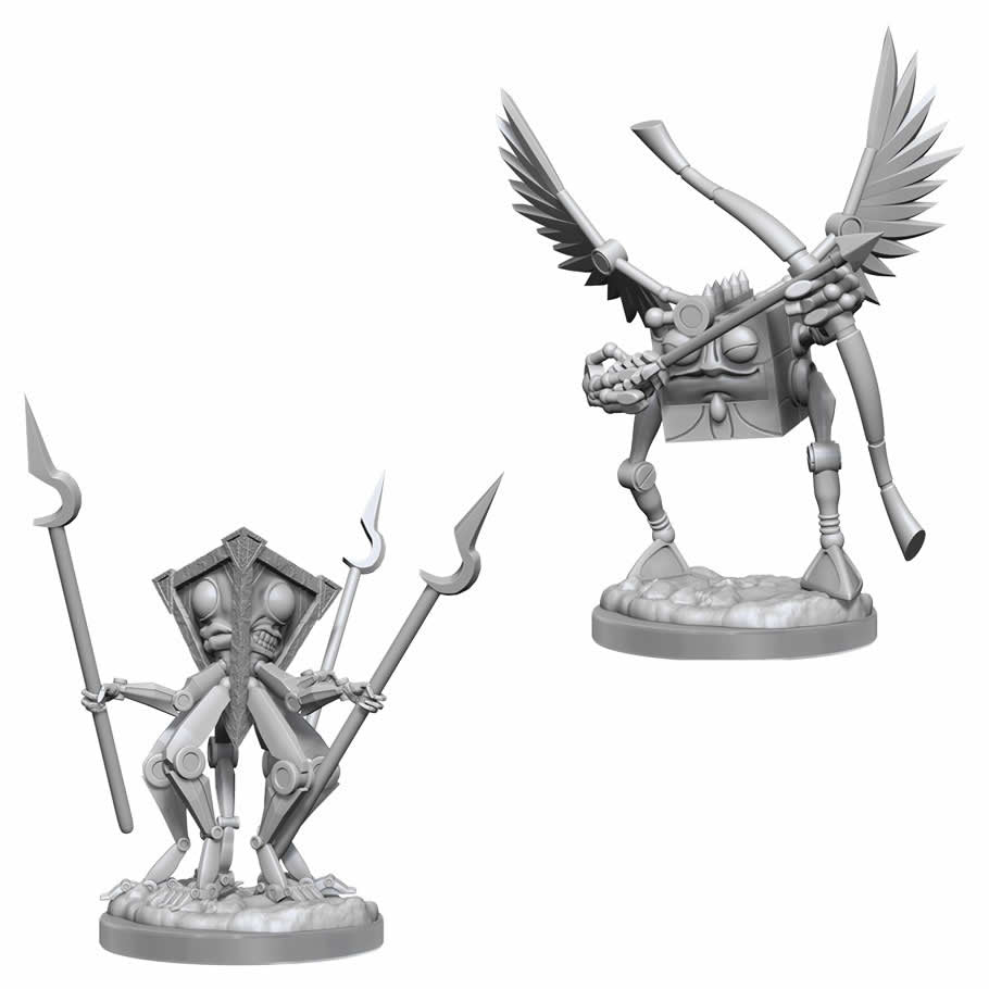 WZK90422 Modrons Nozurs Marvelous Miniatures D&D Unpainted Miniatures