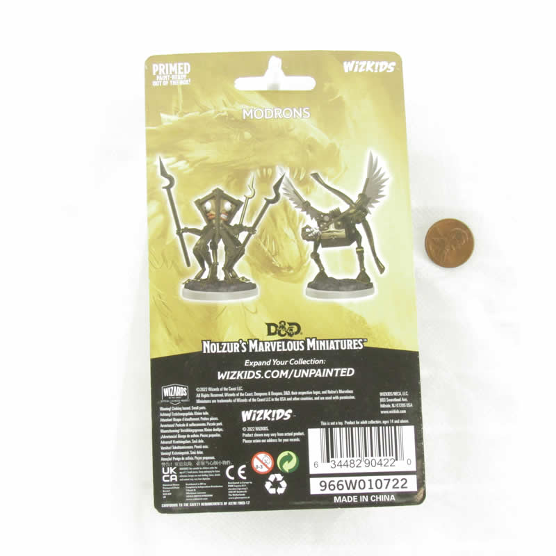 WZK90422 Modrons Nozurs Marvelous Miniatures D&D Unpainted Miniatures
