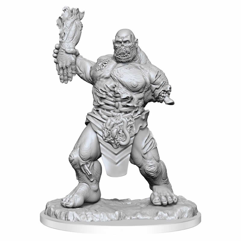 WZK90447 Zombie Brute Miniature Figure Pathfinder Battles Deep Cuts Unpainted Miniatures Main Image