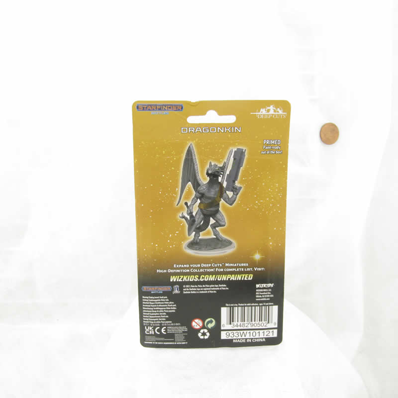 WZK90502 Dragonkin Miniature Figure Starfinder Battles Deep Cuts Unpainted Miniatures