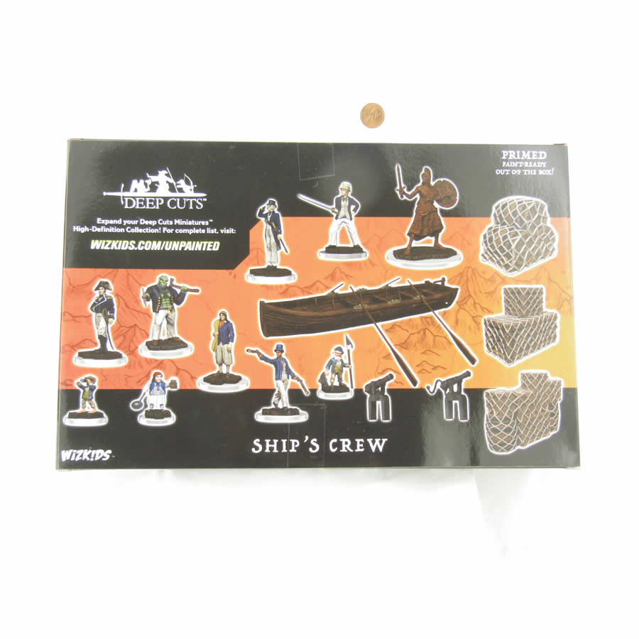 WZK90593 Ships Crew Boxed Set Miniature Figure WizKids Deep Cuts Unpainted Miniatures