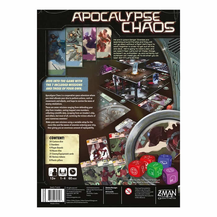 ZMG71610 Apocalypse Chaos Board Game Zman Games 2nd Image