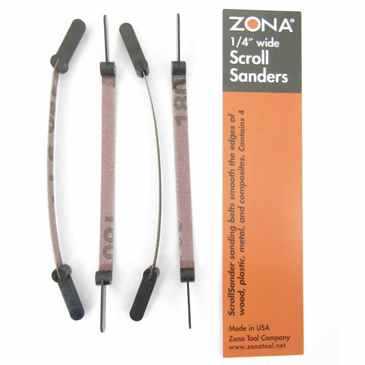 ZON36-524 Scroll Sanders 180 Grit .25in Wide Zona Tools Main Image