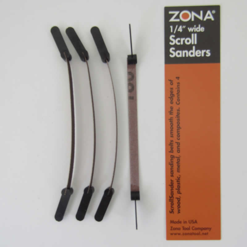 ZON36-526 Scroll Sanders 220 Grit .25in Wide Zona Tools Main Image
