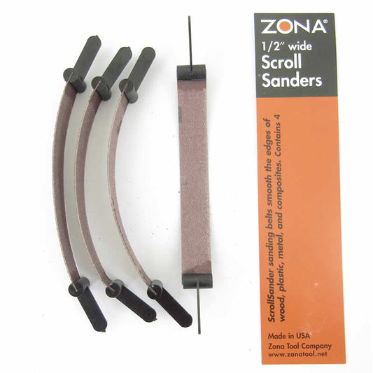 ZON36-532 Scroll Sanders 120 Grit .5in Wide Zona Tools Main Image