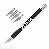 ZON39-920 Zona Soft Grip Hobby Knife Set with 4each Number 11 Blades Main Image