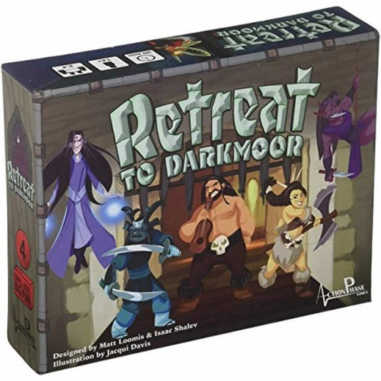 AZIAKG230 Retreat To Darkmoor Card Game Action Phase Games