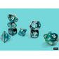CHX30072 Neptune Lustrous Dice with Grey Numbers 7+1 Lab Dice Set 16mm (5/8in)