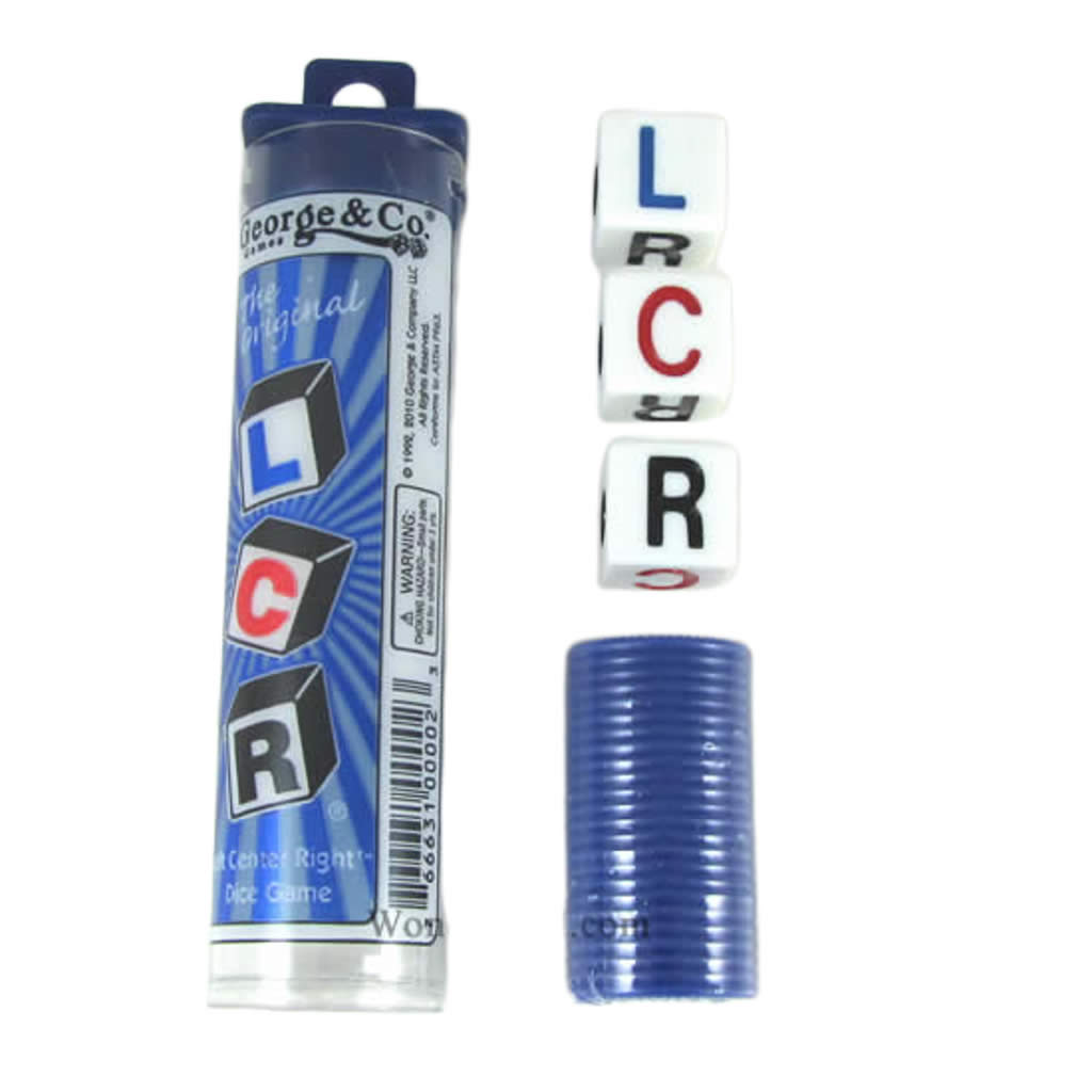 KOP00002 LCR (Left-Center-Right) Dice Game in Tube