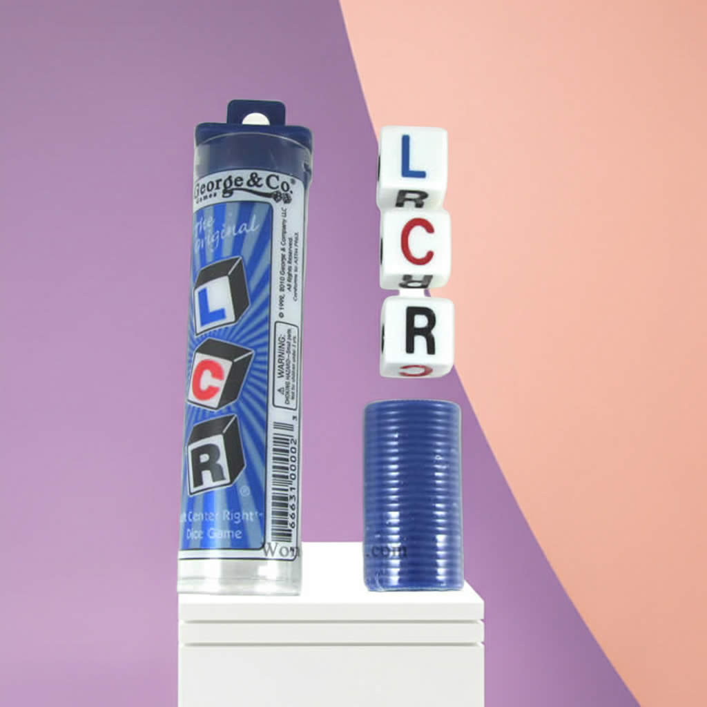 KOP00002 LCR (Left-Center-Right) Dice Game in Tube