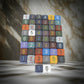 KOP00113 Assorted Colors Elemental Dice with Numbers D6 16mm (5/8in) Pack of 50 Dice