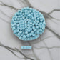 KOP00646 Pale Blue Opaque Dice White Pips D6 5mm (13/64in) Pack of 250