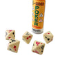 KOP01444 Poker Dice Game Ivory Opaque 8 Sided (d8) 16mm (5/8in) Dice