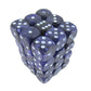 KOP01788 Purple Pearl Dice with White Pips D6 12mm (1/2in) Pack of 36 Dice