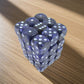 KOP01788 Purple Pearl Dice with White Pips D6 12mm (1/2in) Pack of 36 Dice