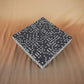 KOP02096 Black Opaque Dice White Pips D6 19mm (3/4in) Bulk Pack of 200