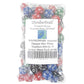 WKP02295AB1 Assorted Opaque Dice White Numbers D20 (0 - 9 Twice) 18mm Pack of 100