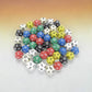 KOP02734 Assorted Opaque Dice Black Numbers D12 16mm Bulk Pack of 50