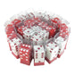 KOP03933 Sweetheart Dice Red and White D6 25mm (1in) Pack of 24 pair of Dice