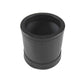 KOP04153 Leather Dice Cup 3.45in Diameter Ribbed Cloth Lined Interior
